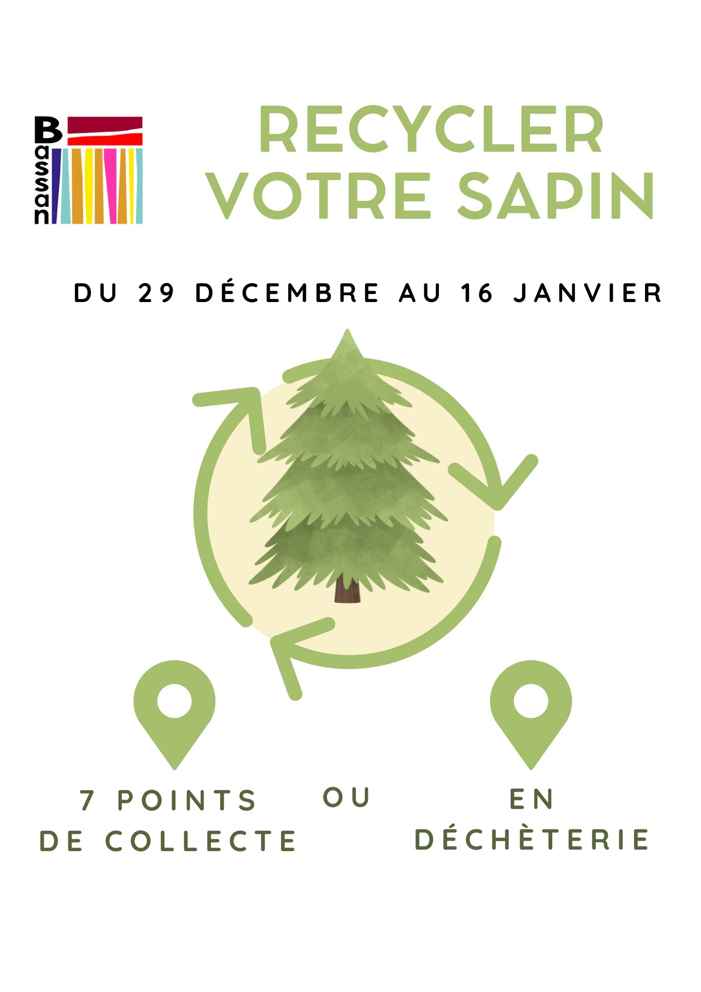 Collecte des sapins 🎄