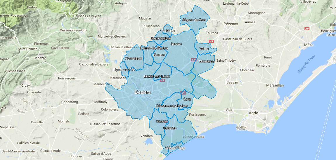 Carte du Territoire